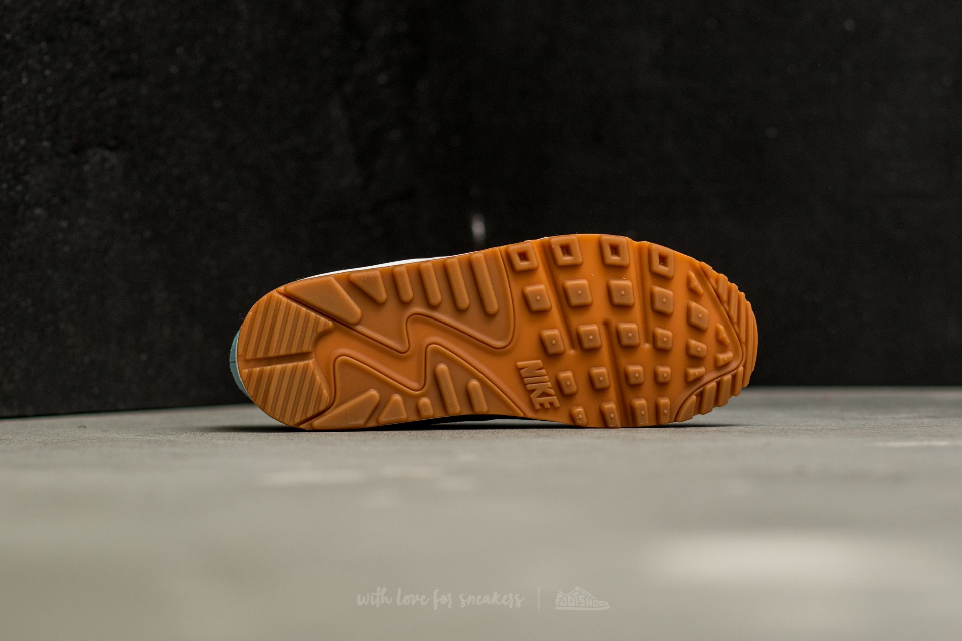 Dámské tenisky a boty Nike Wmns Air Max 90 Premium Mica Blue/ Mica Blue-Gum Yellow