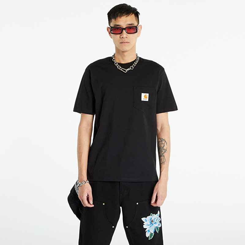 T-shirts Awake NY x Carhartt WIP Pocket T-Shirt Black (AWK-CAR23
