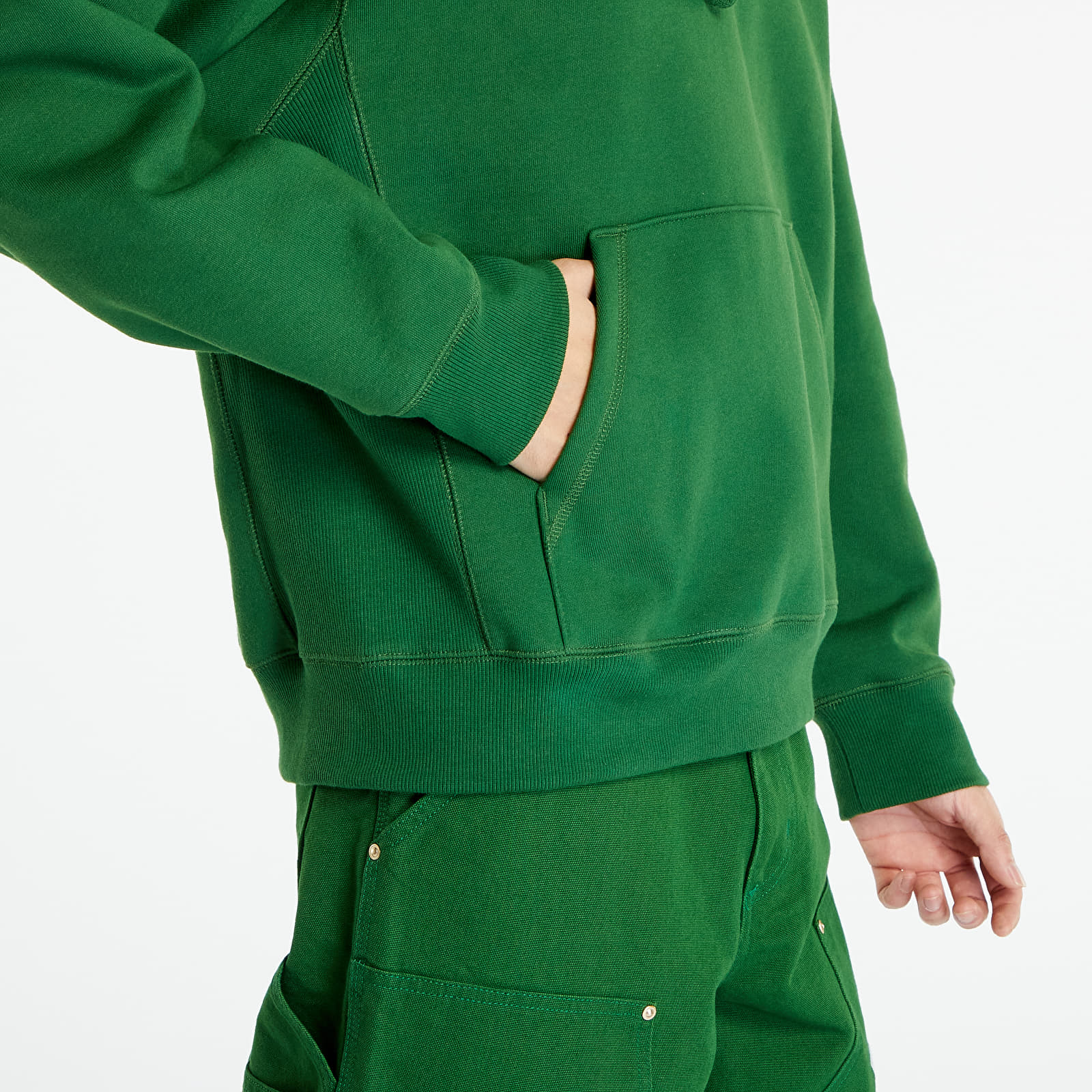 Hanorace Awake NY x Carhartt WIP Hooded Sweatshirt Dark Green