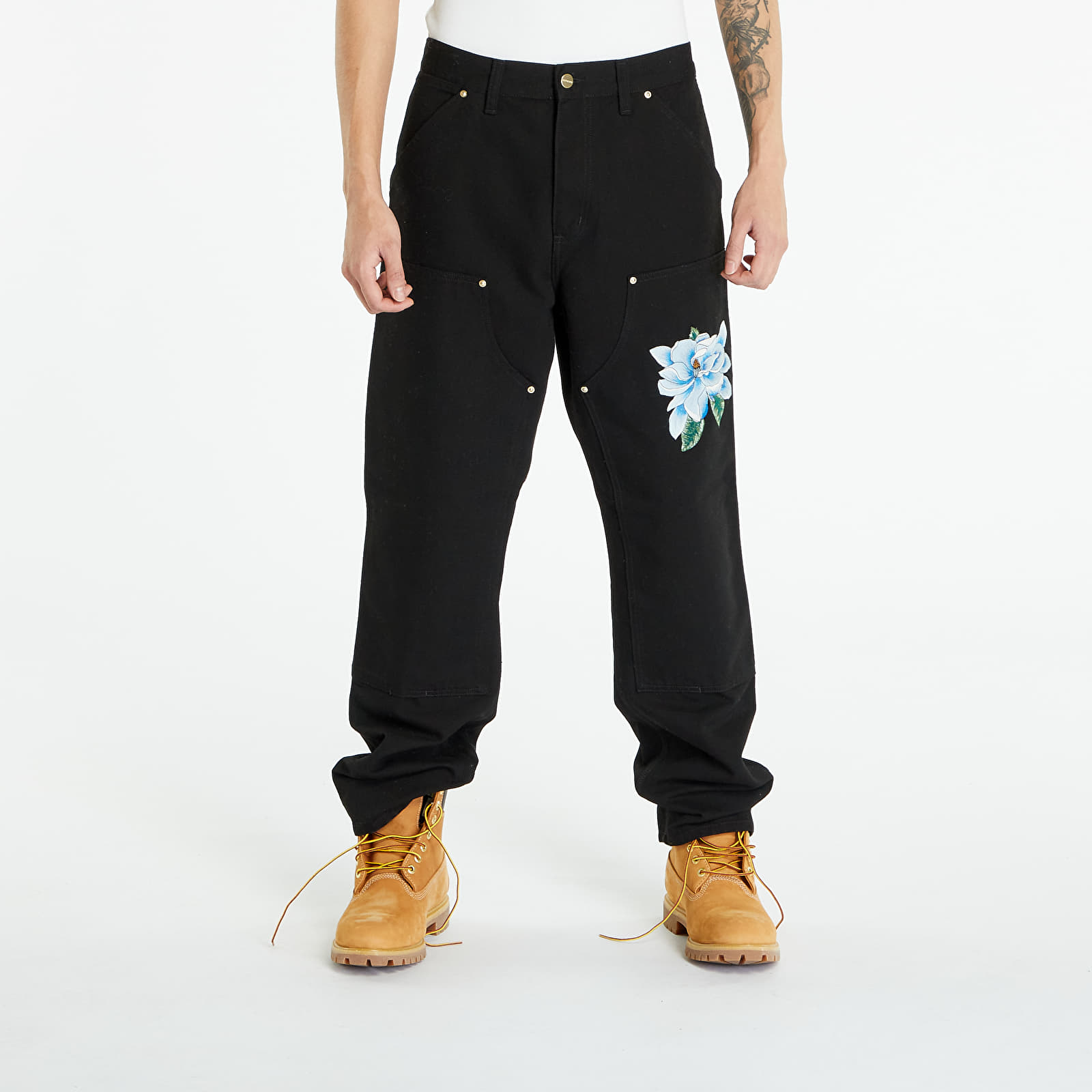 Jeans Awake NY x Carhartt WIP Double Knee Pant Black | Footshop
