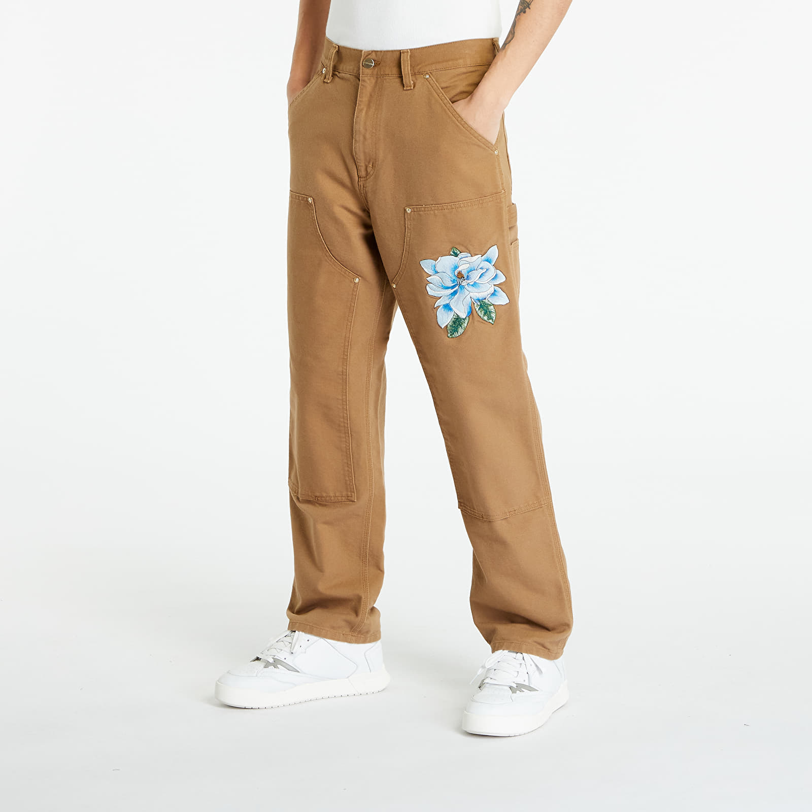 Jeans hlače Awake NY x Carhartt WIP Double Knee Pant Hamilton Brown