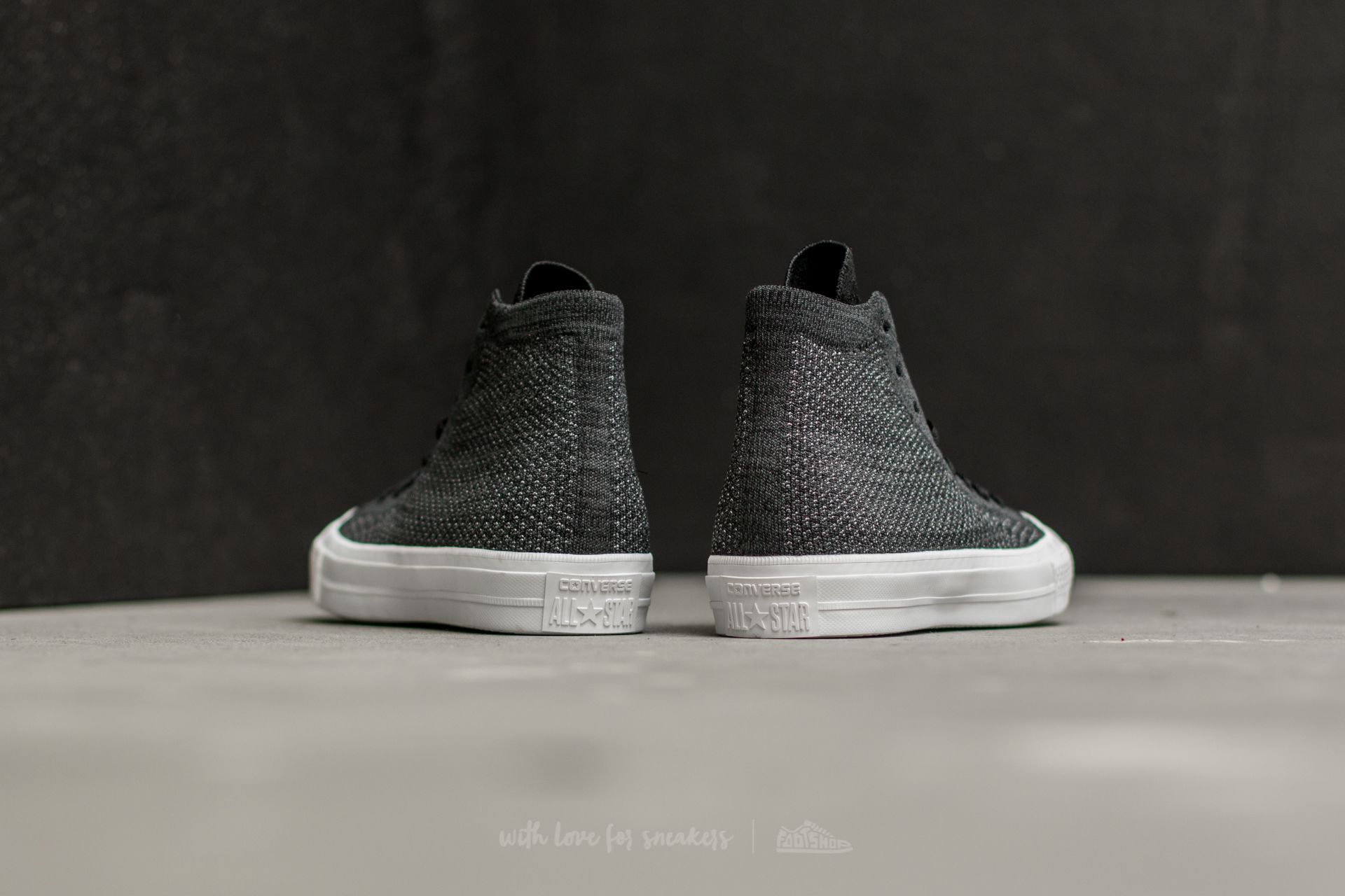 Men's shoes Converse Chuck Taylor All Star II Flyknit Hi Black/ Anthracite/ White