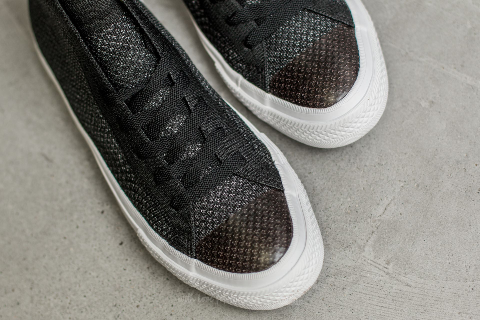 Converse flyknit black best sale