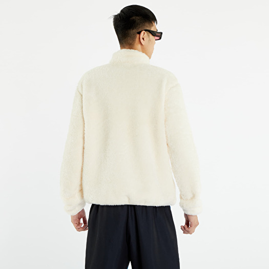 Adidas white fluffy jacket deals