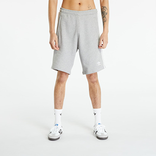 grey adidas sweat shorts