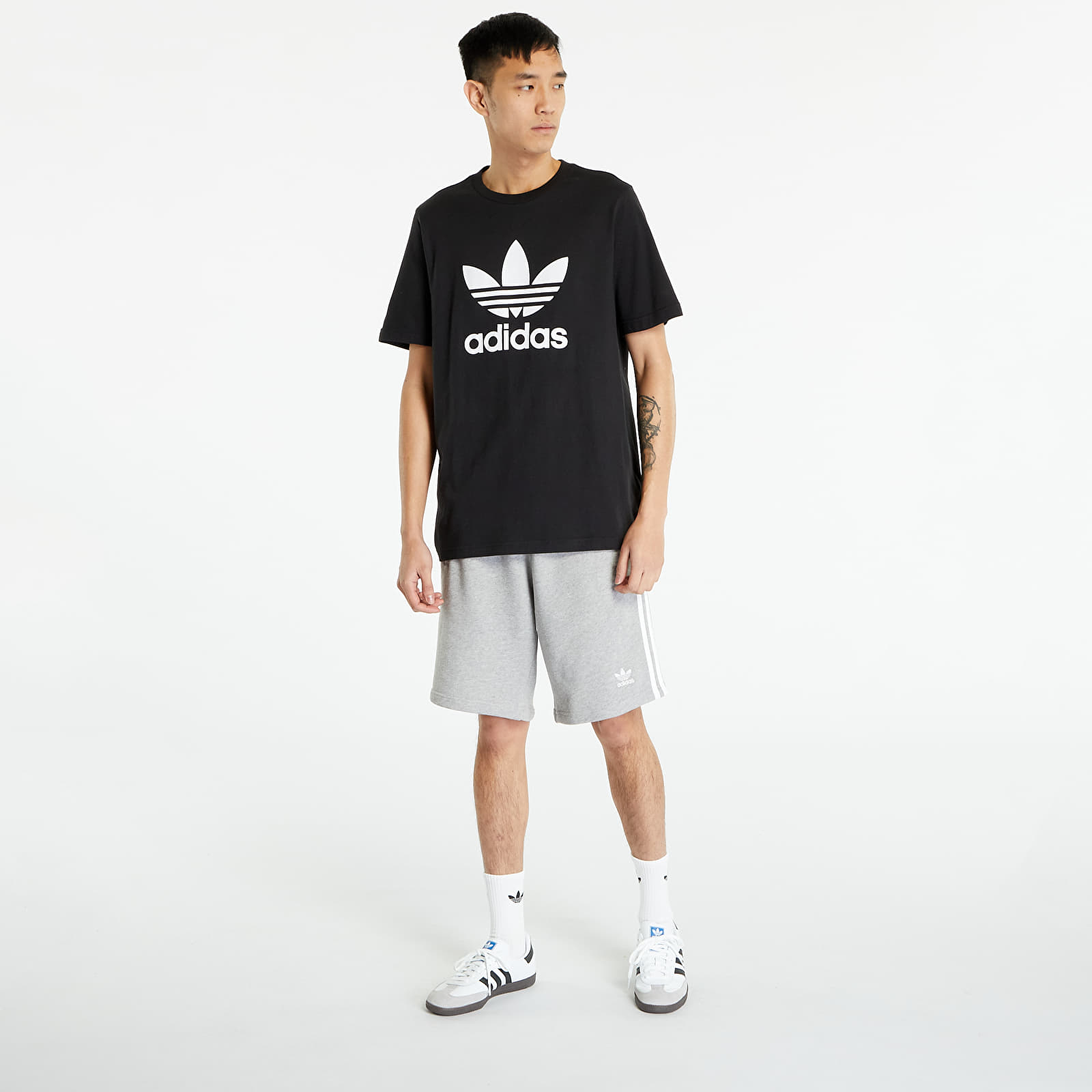 Pantaloni scurți adidas Originals Adicolor Classics 3-Stripe Short Medium Grey Heather