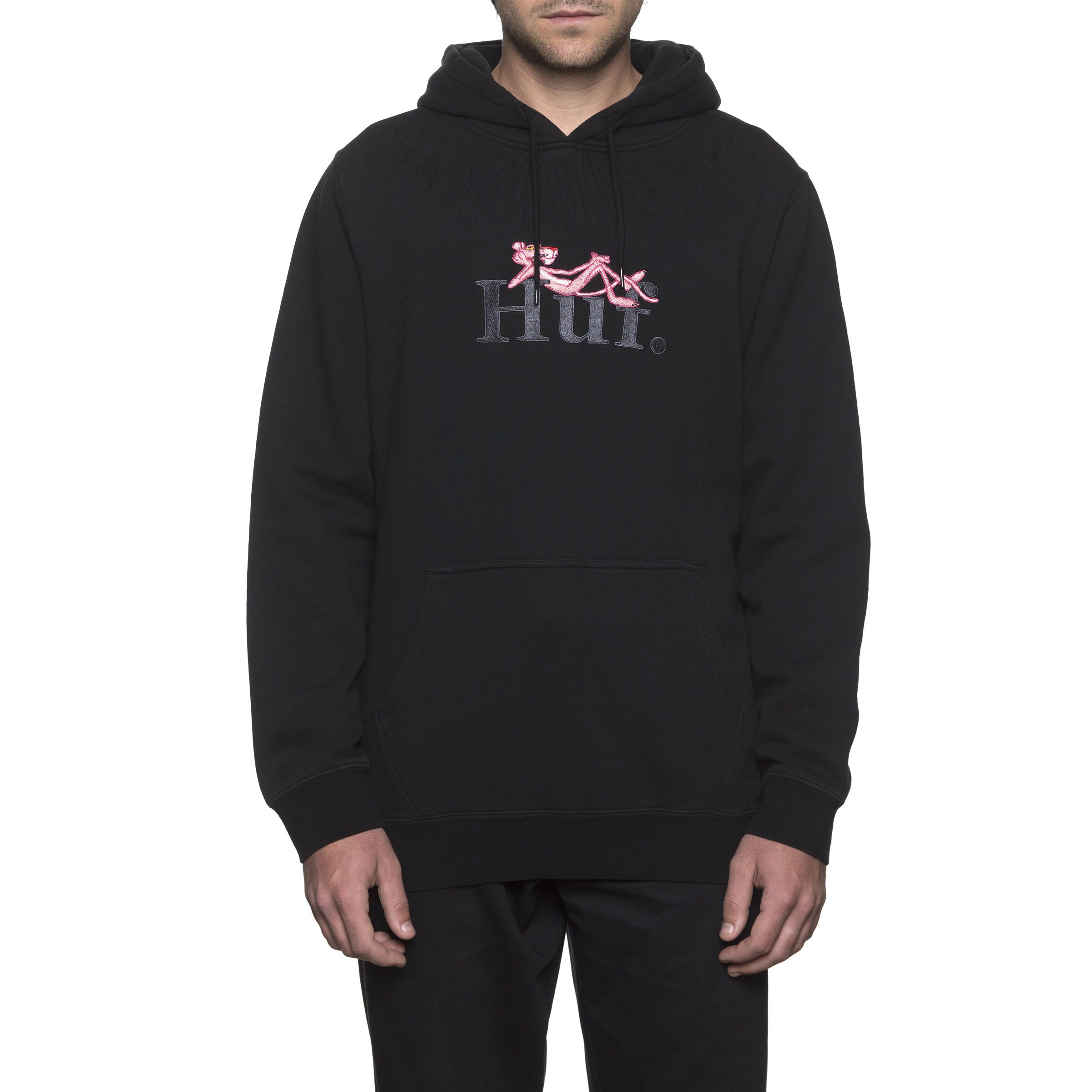 Mikiny HUF x Pink Panther Overdyed Hoodie Black