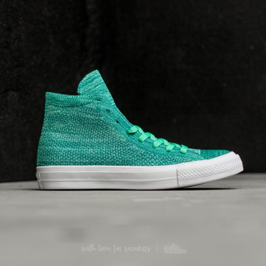 Converse all star high x nike flyknit teal cheap
