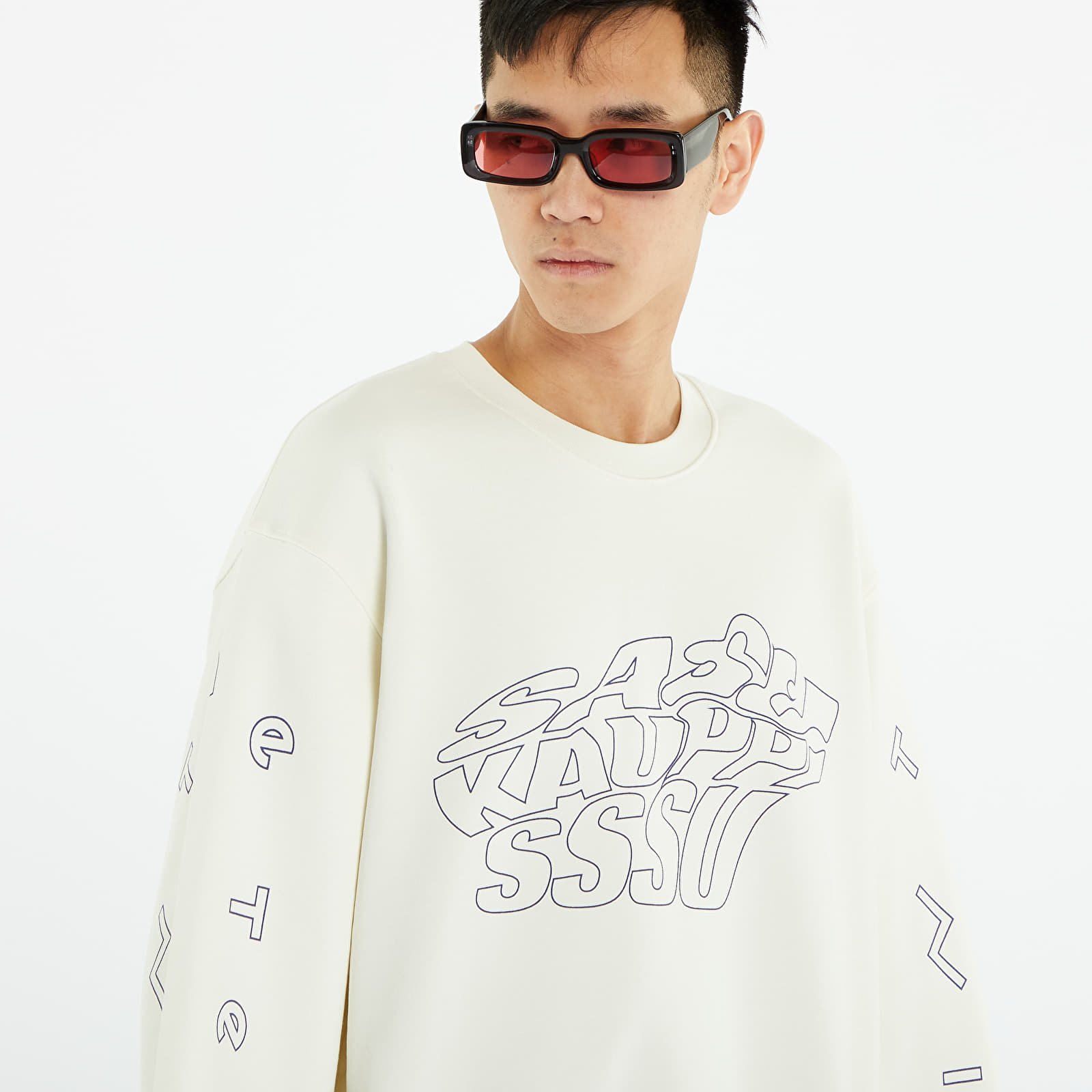 Felpe KARHU x Sassu Kauppi Morphing Sweatshirt Marshmallow/ Blue Print