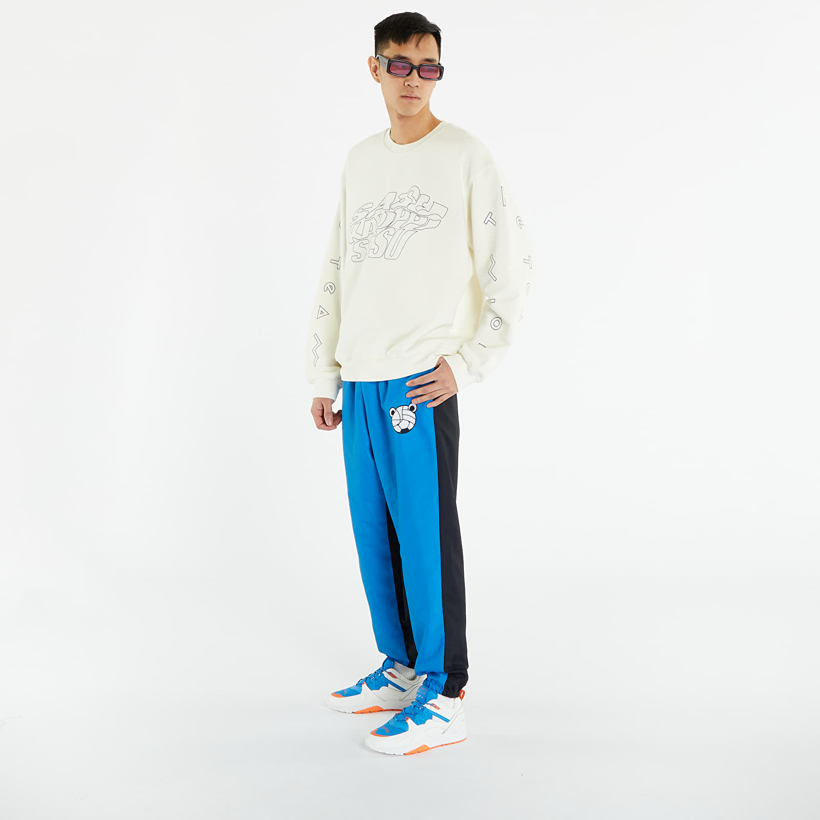 Felpe KARHU x Sassu Kauppi Morphing Sweatshirt Marshmallow/ Blue Print