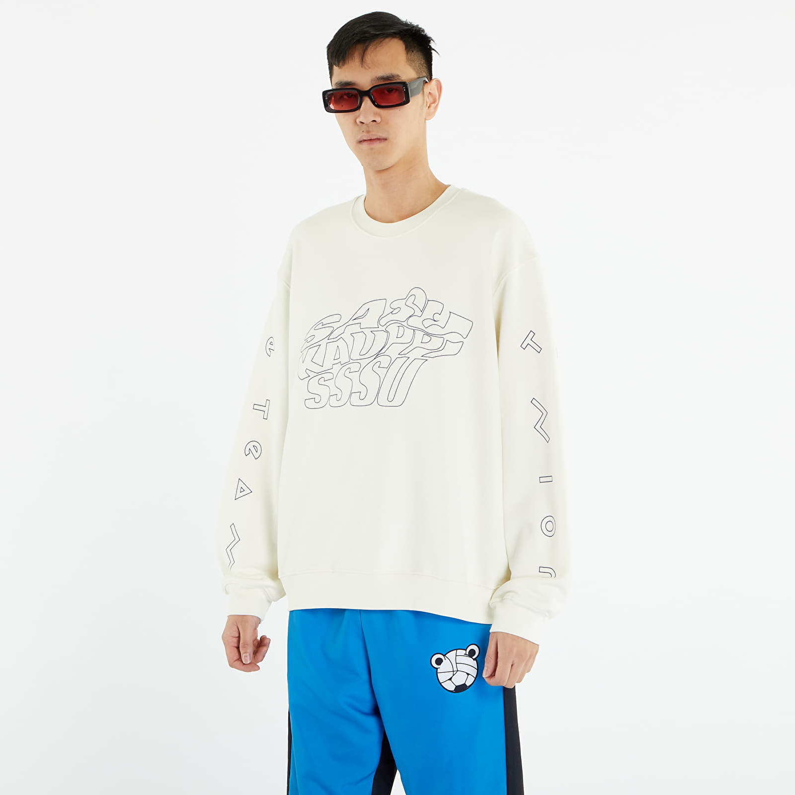 Felpe KARHU x Sassu Kauppi Morphing Sweatshirt Marshmallow/ Blue Print