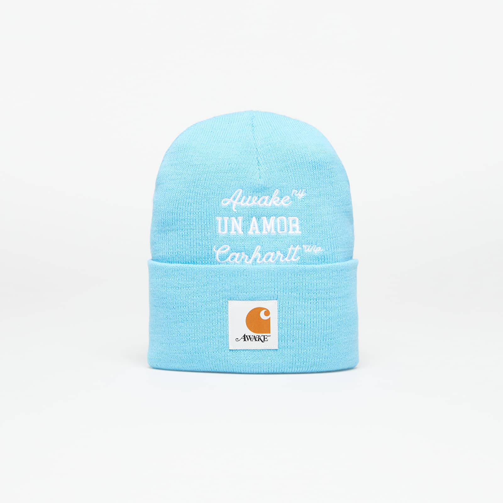 Hats Awake NY X Carhartt WIP Un Amor Beanie Blue | Footshop