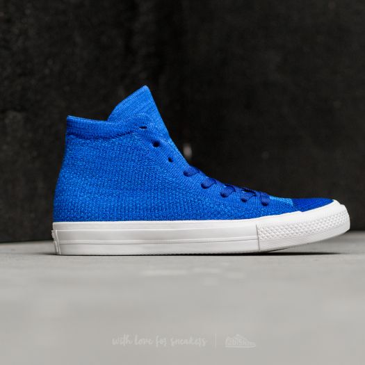 Converse chuck taylor all star x nike flyknit high top indigo sale