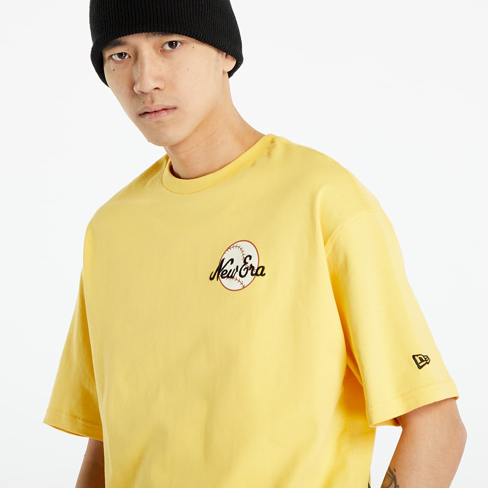 T-shirts New Era Heritage Bear Graphic Oversized T-Shirt Dark Yellow