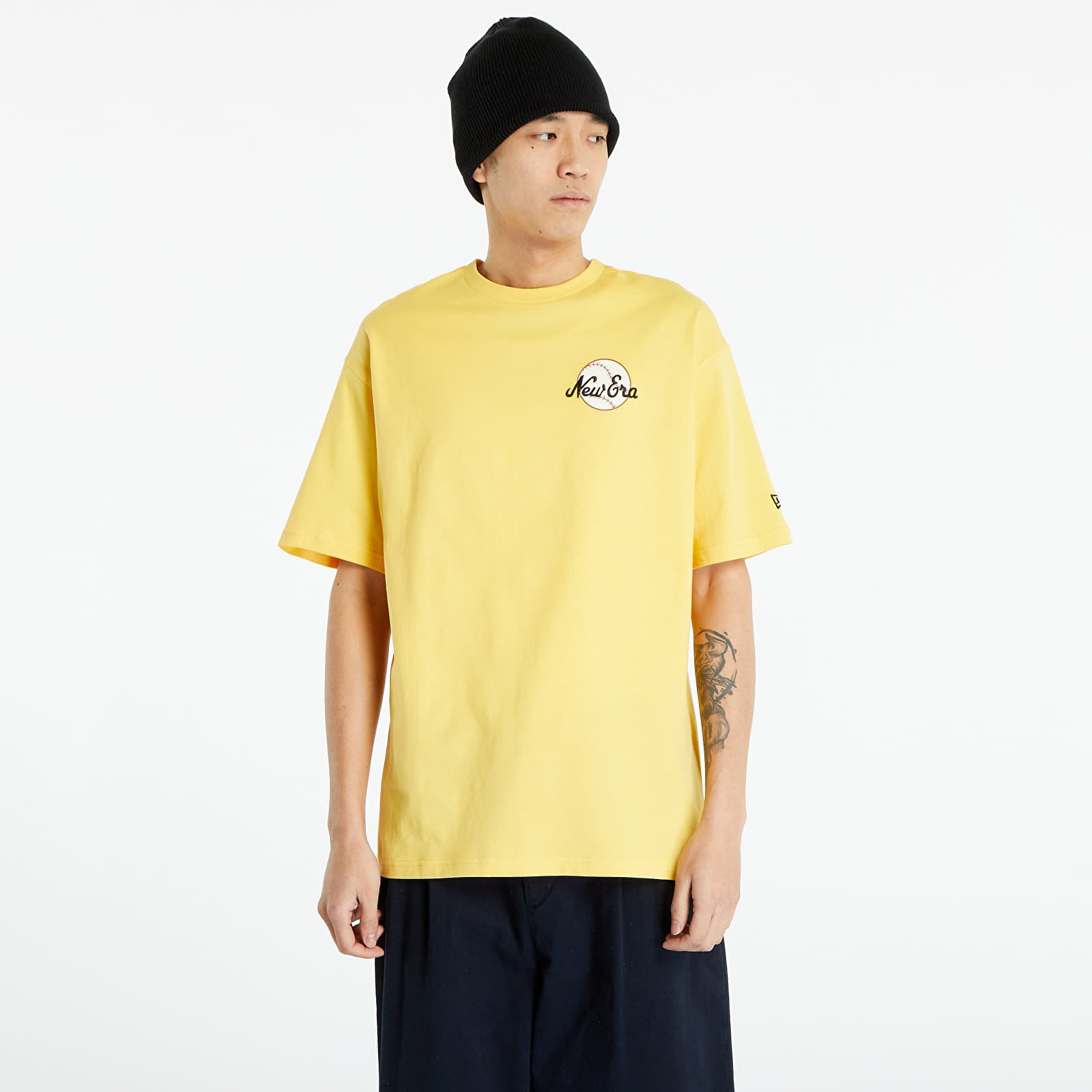 T-shirts New Era Heritage Bear Graphic Oversized T-Shirt Dark Yellow