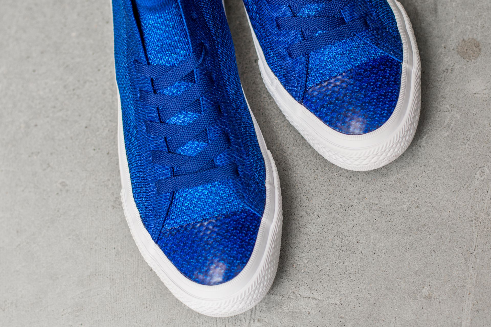Scarpe uomo Converse Chuck Taylor All Star II Flyknit Hi True Indigo/ Soar/ White