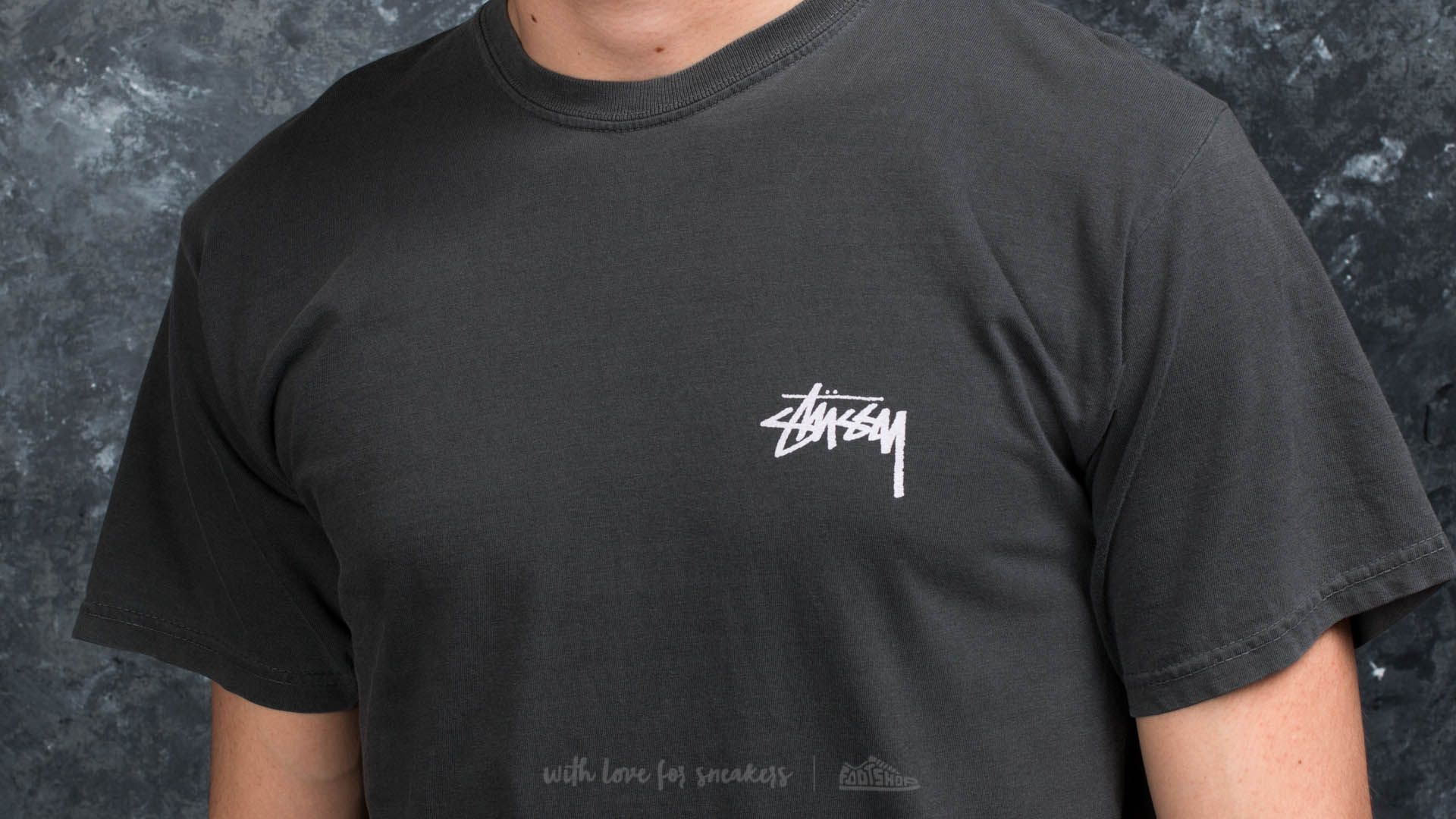 T-shirts Stüssy 8 Ball Pigment Dyed Tee Black