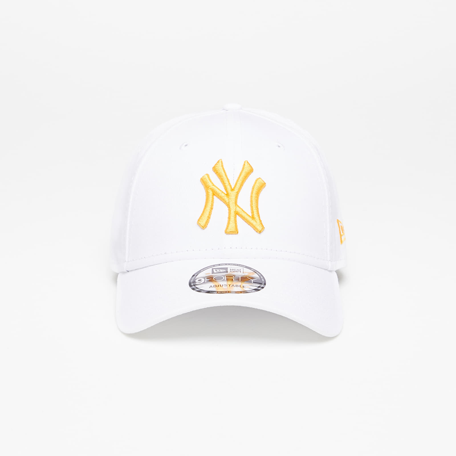 Czapki z daszkiem New Era 940 MLB League Essential 9FORTY New York Yankees Optic White/ Papya Smoothie