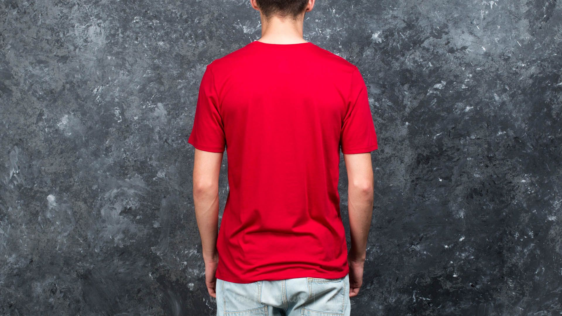Magliette Jordan Sportswear Iconic Wings Logo Tee Team Red/ Black