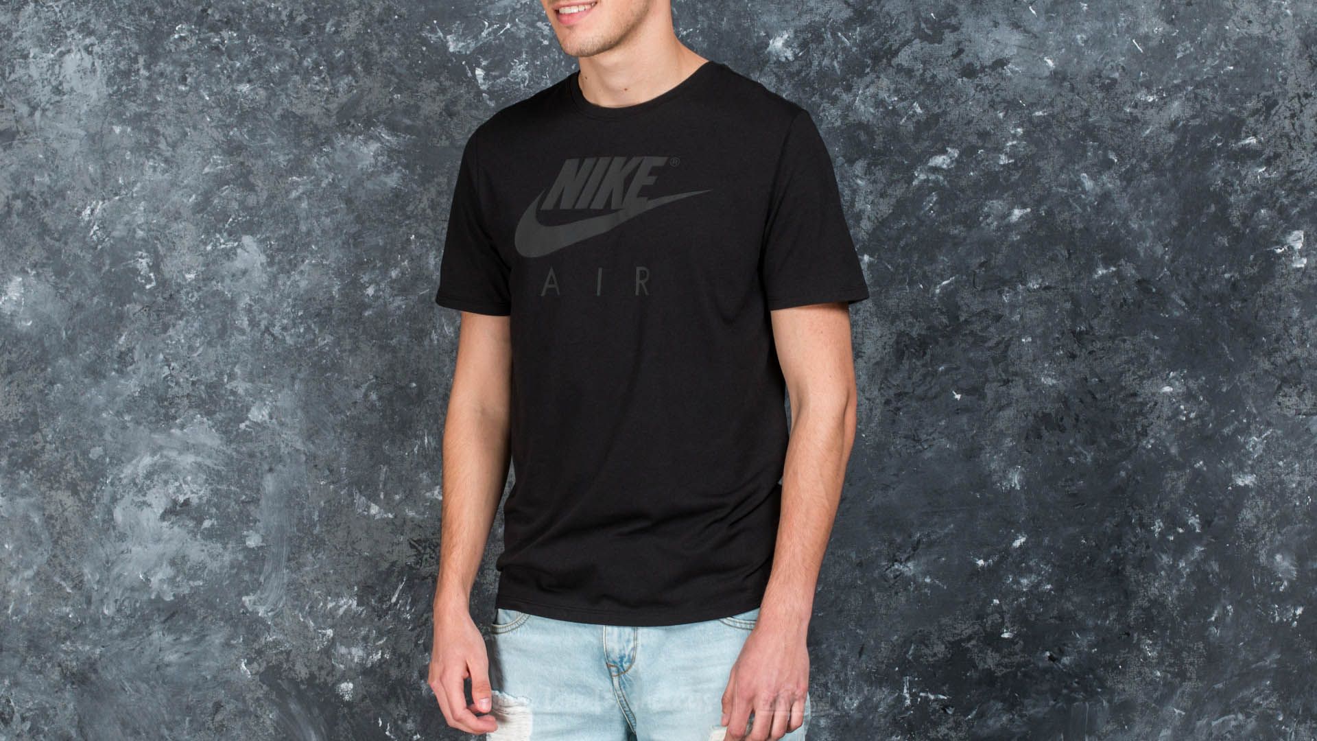 Tričká a košele Nike Sportswear TB Air HD Logo Tee Black