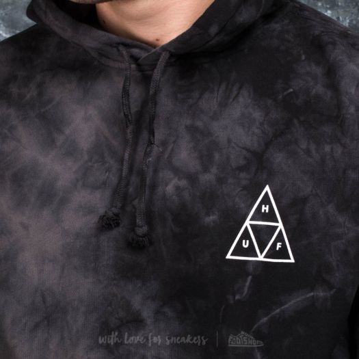 Bluzy HUF Apparel 420 Triple Triangle Overdyed Plantlife Pullover