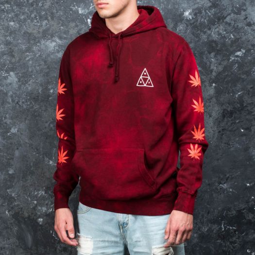 Huf hoodie red new arrivals