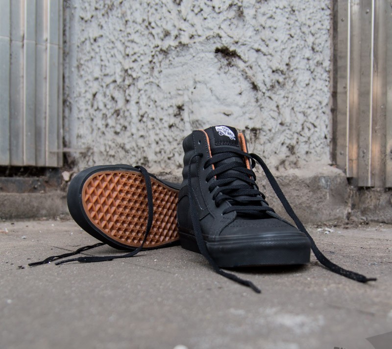Vans sk8 hi reissue (xtuff) black/bran shoe qg2diz outlet