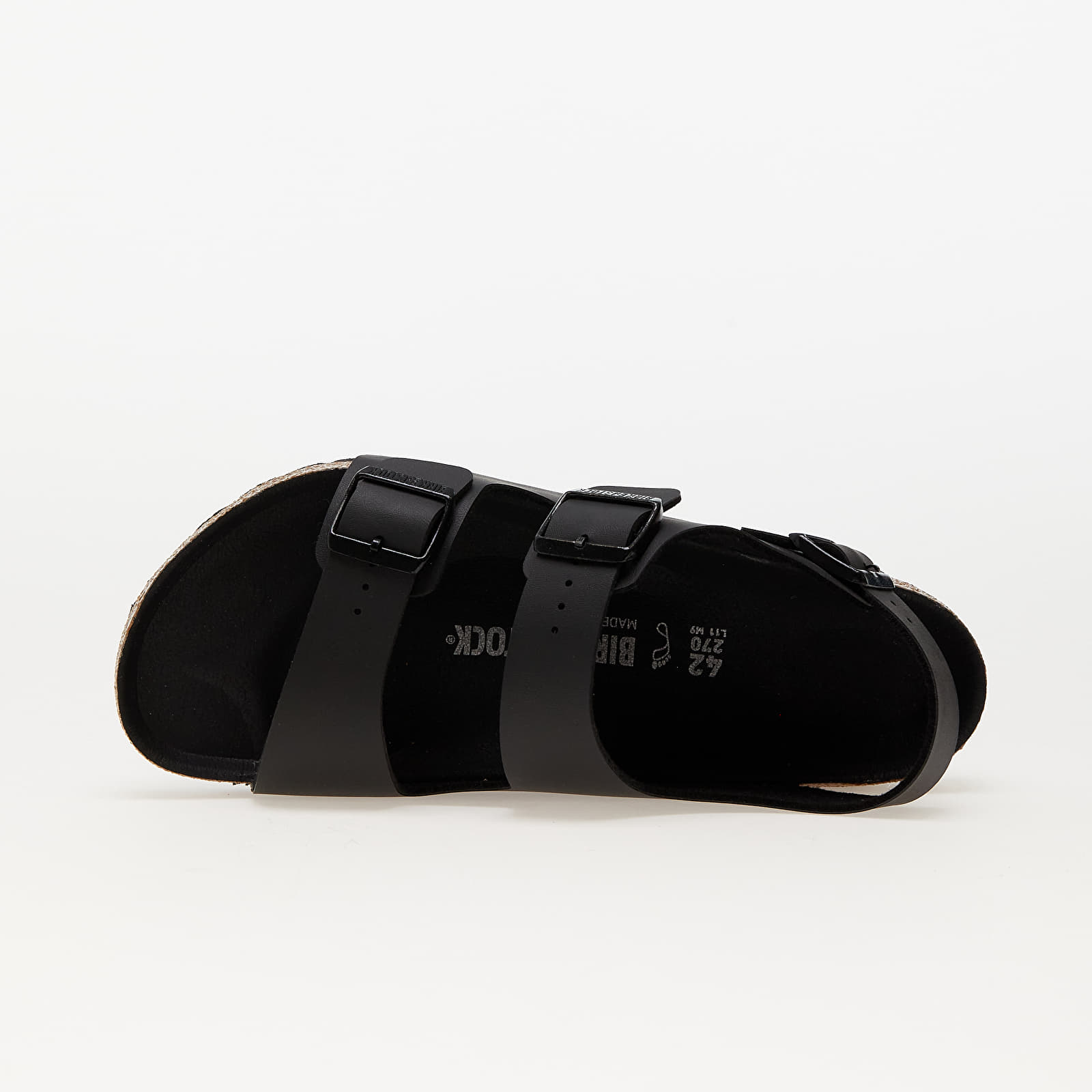 Pánské tenisky a boty Birkenstock Milano Birko-Flor Triples Black