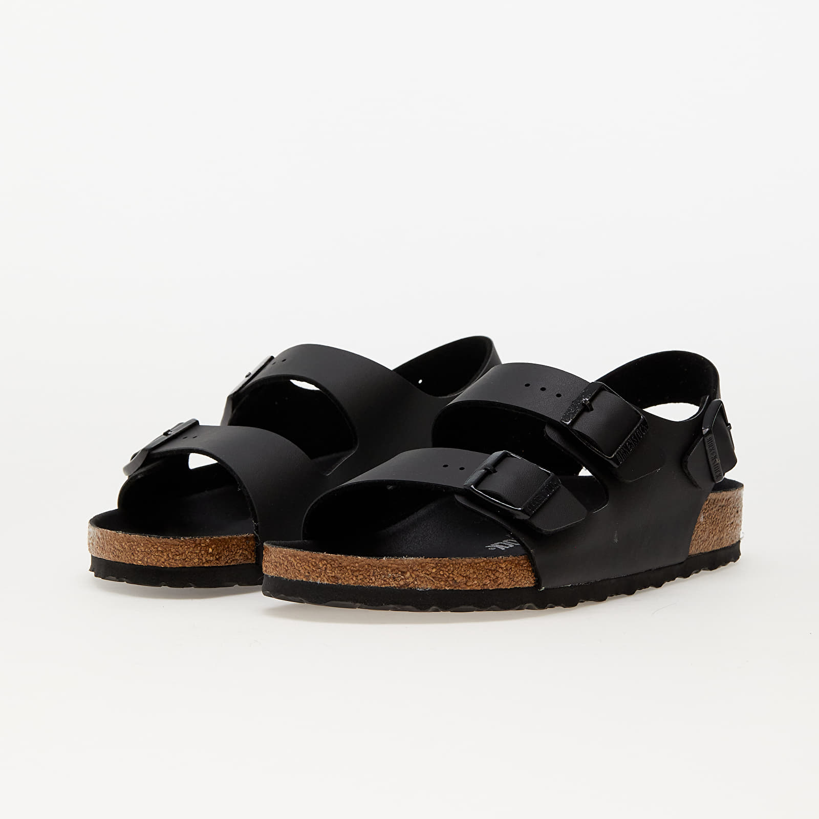 Pánské tenisky a boty Birkenstock Milano Birko-Flor Triples Black