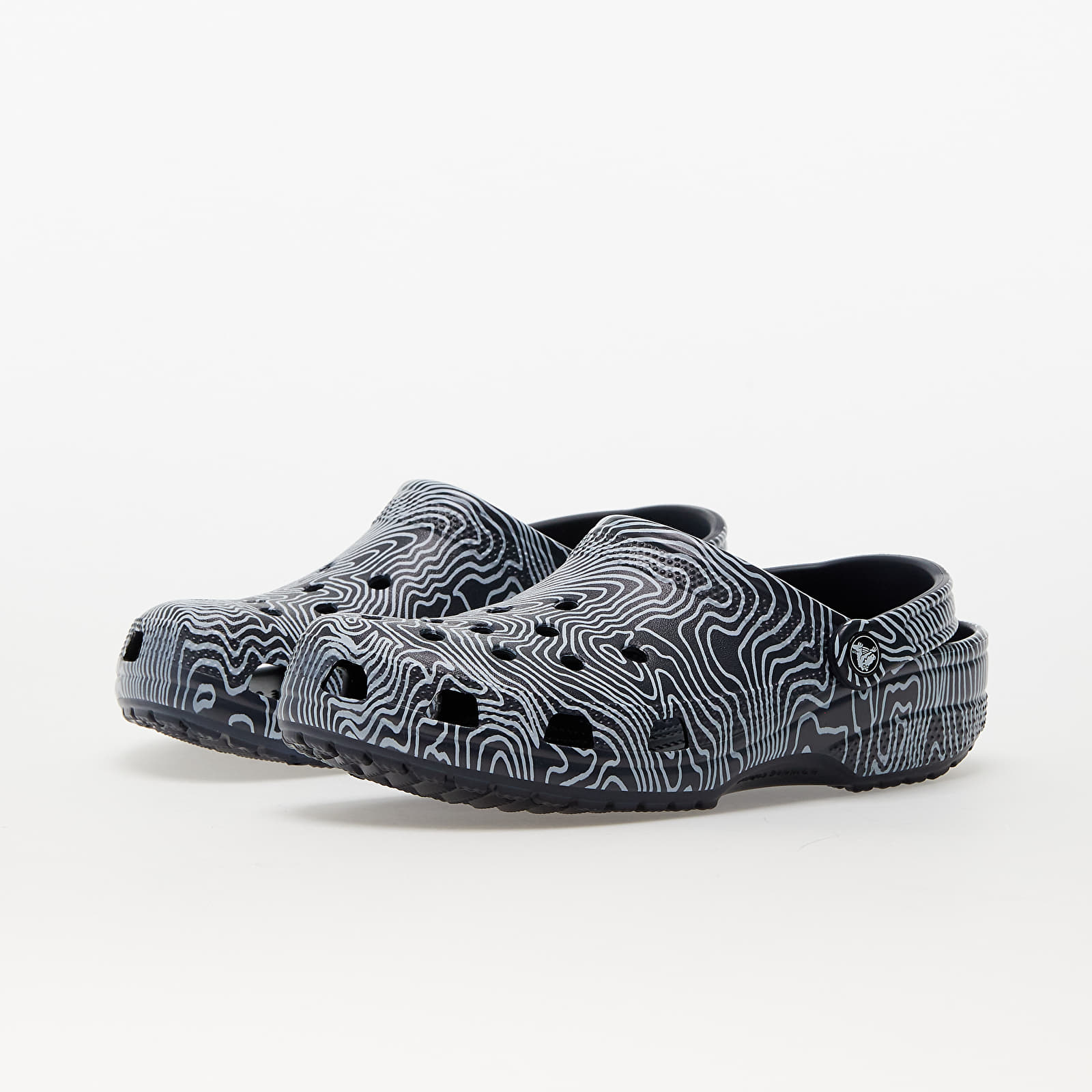 Crocs Classic Topographic Clog Deep Navy/ Multi | Footshop