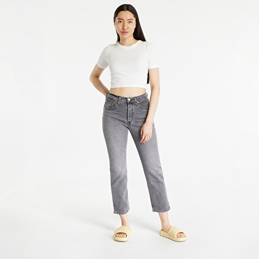 Παντελόνια και τζιν Levi's® 501® Crop Jeans Gray Worn In | Footshop