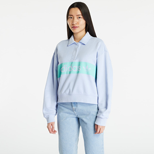 Sweatshirt with collar 2025 womens