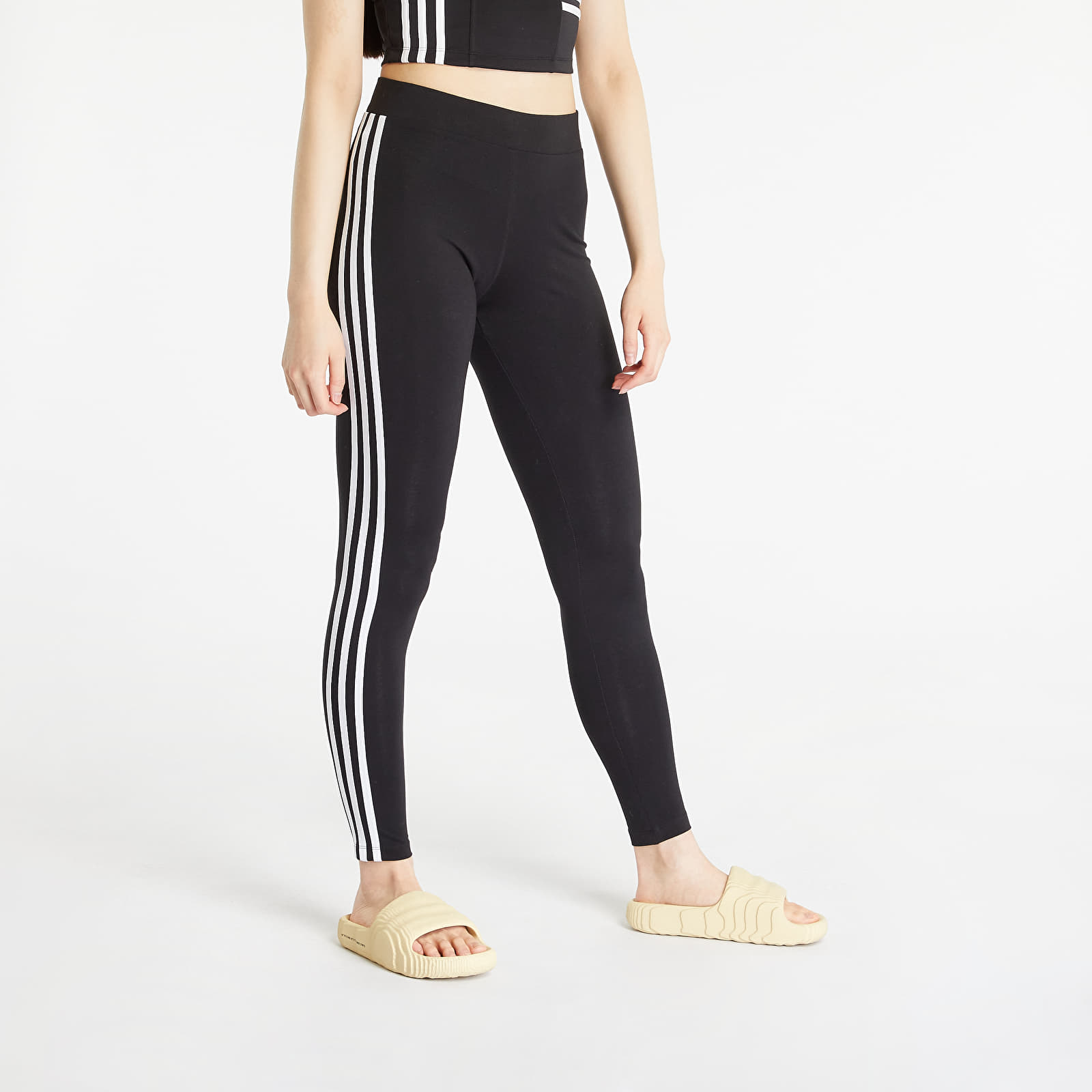 Buy Adidas women tight fit brand logo training pull on leggings black  Online | Brands For Less