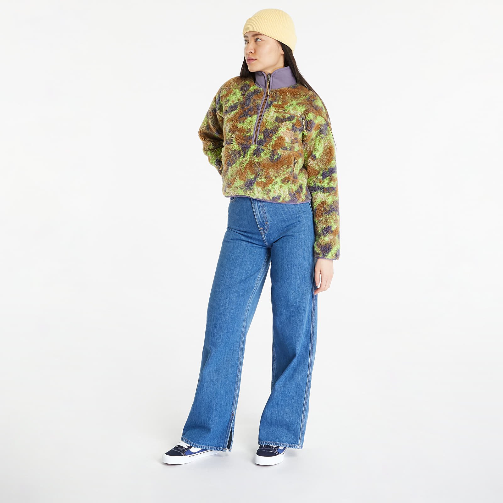 Uo angela clearance fleece pullover top