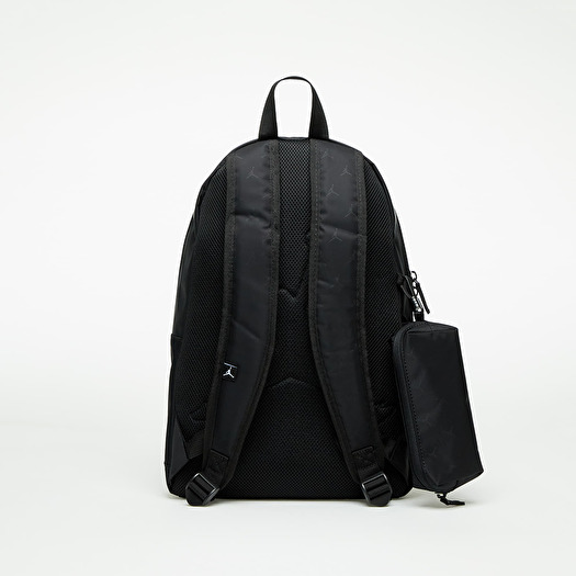 Black and white jordan backpack store