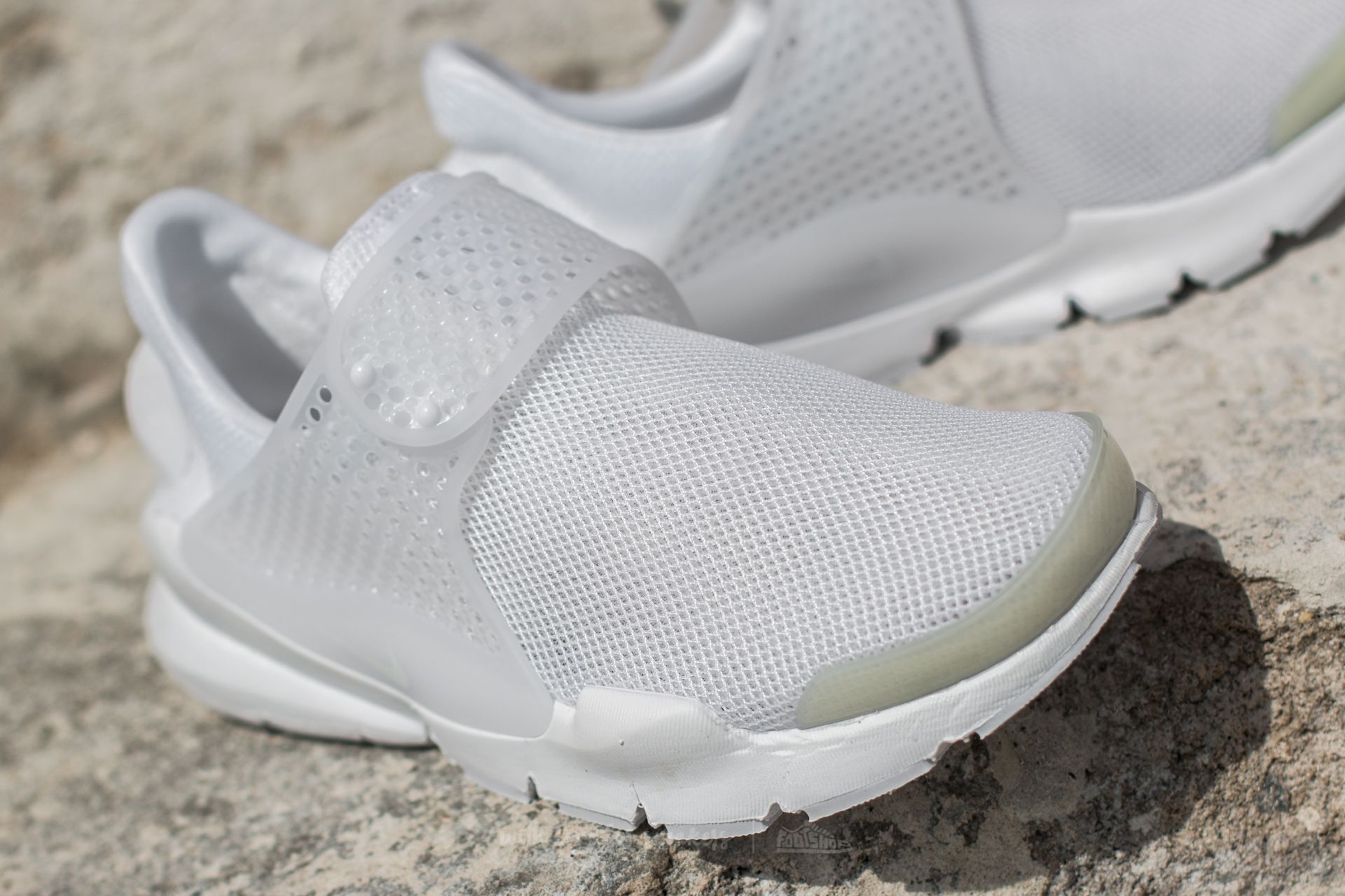 Damen Sneaker und Schuhe Nike Wmns Sock Dart BR White White Glacier Blue Footshop