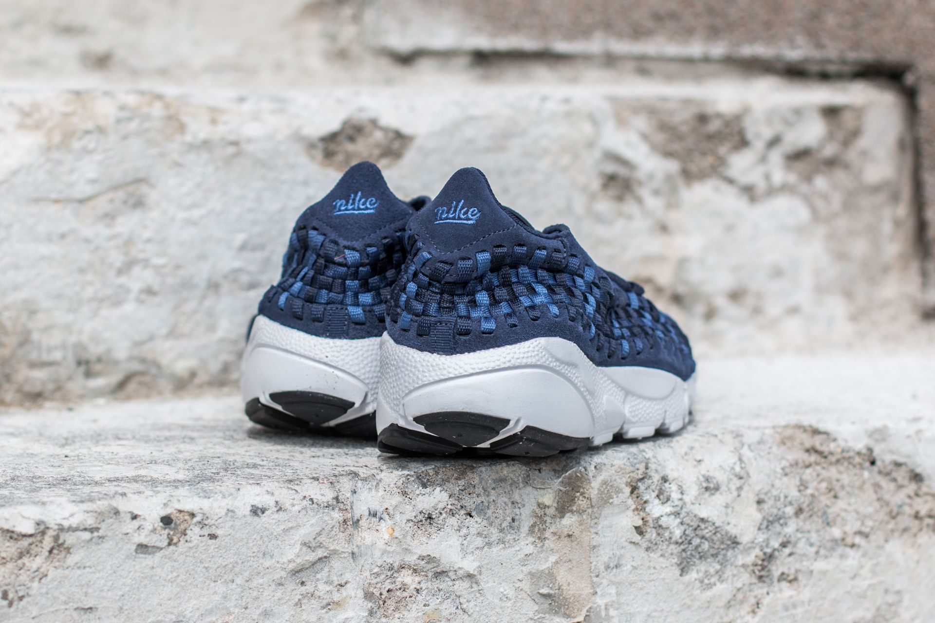 Footscape woven blue online