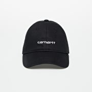 Carhartt WIP Canvas Script Cap Black/ White