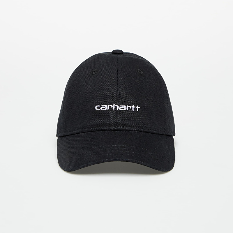 Kšiltovka Carhartt WIP Canvas Script Cap Black/ White
