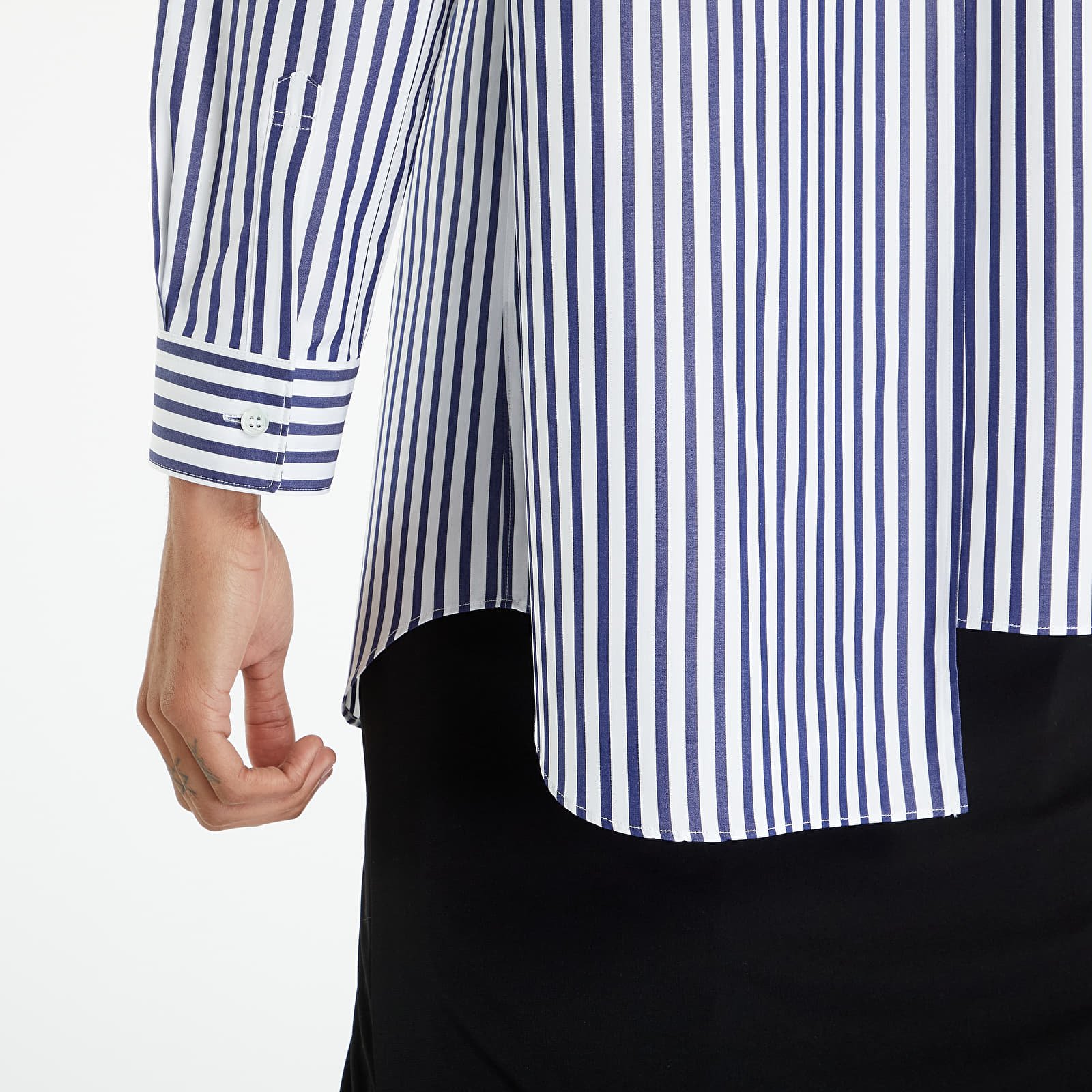Shirts Comme des Garçons SHIRT Mens Shirt Woven Stripe x White