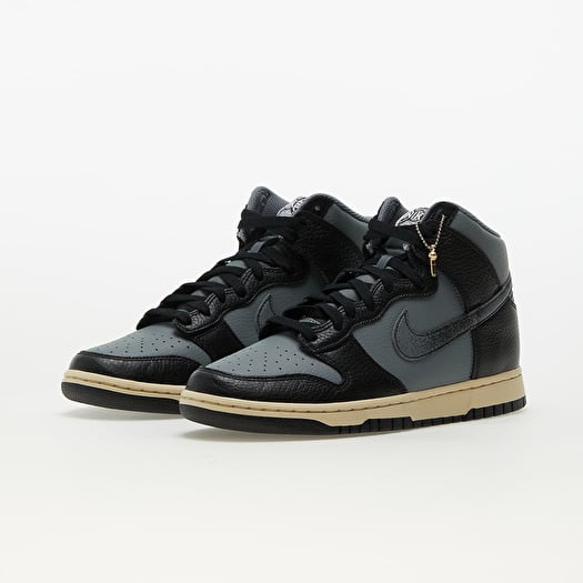 Men s shoes Nike Dunk High Retro Premium Smoke Grey Black Beach Black Footshop