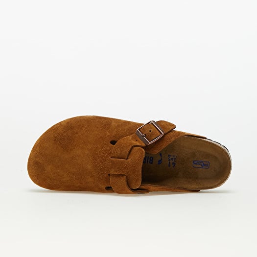 Men s shoes Birkenstock Boston Suede Leather Mink Footshop
