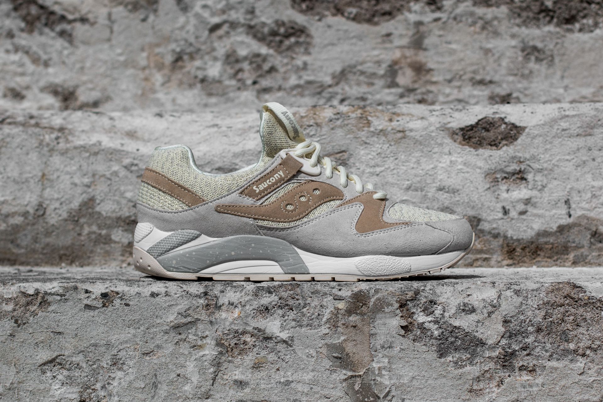 Saucony grid hotsell 9000 knit cream