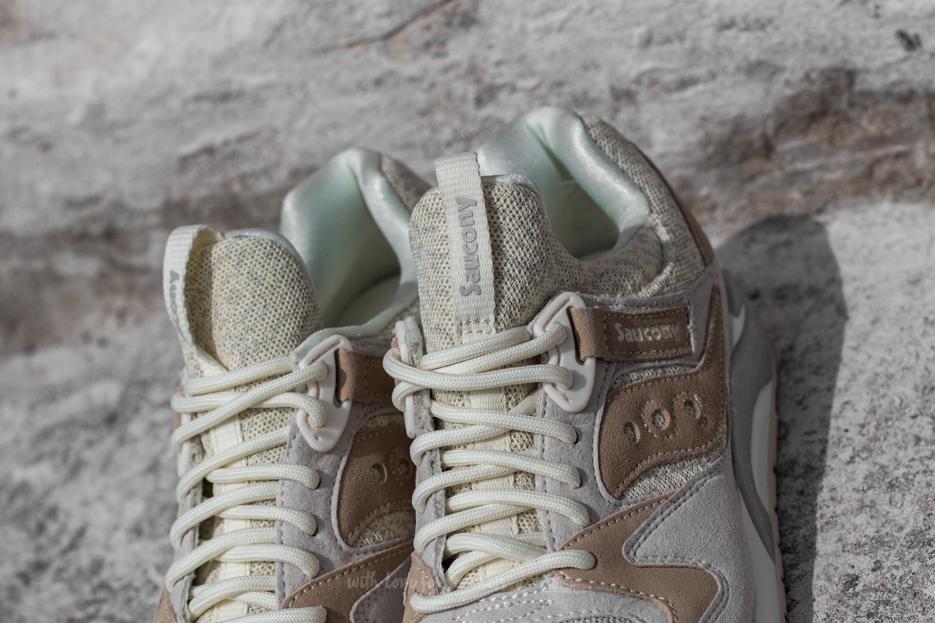 Herren Sneaker und Schuhe Saucony Grid 9000 Cream Footshop