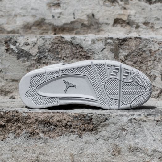 Mens mid tops high tops Air Jordan 4 Retro Pure Money White