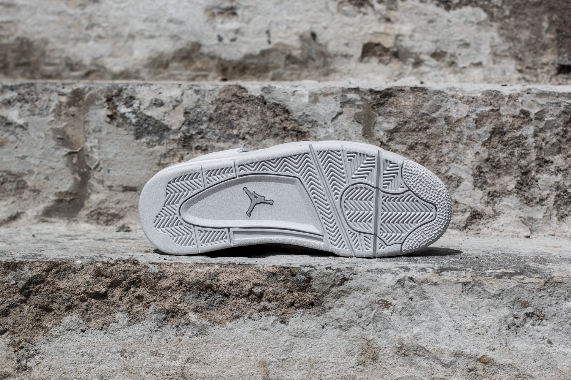 Schuhe Air Jordan 4 Retro 'Pure Money' White/ Metallic Silver