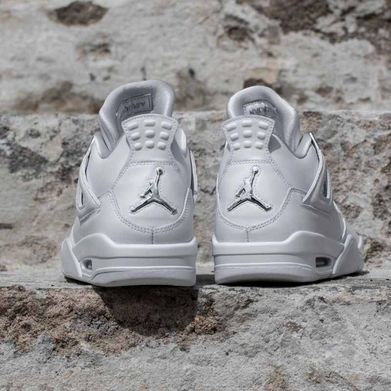 Air Jordan 4 Retro 'Pure Money' White/ Metallic Silver | Footshop