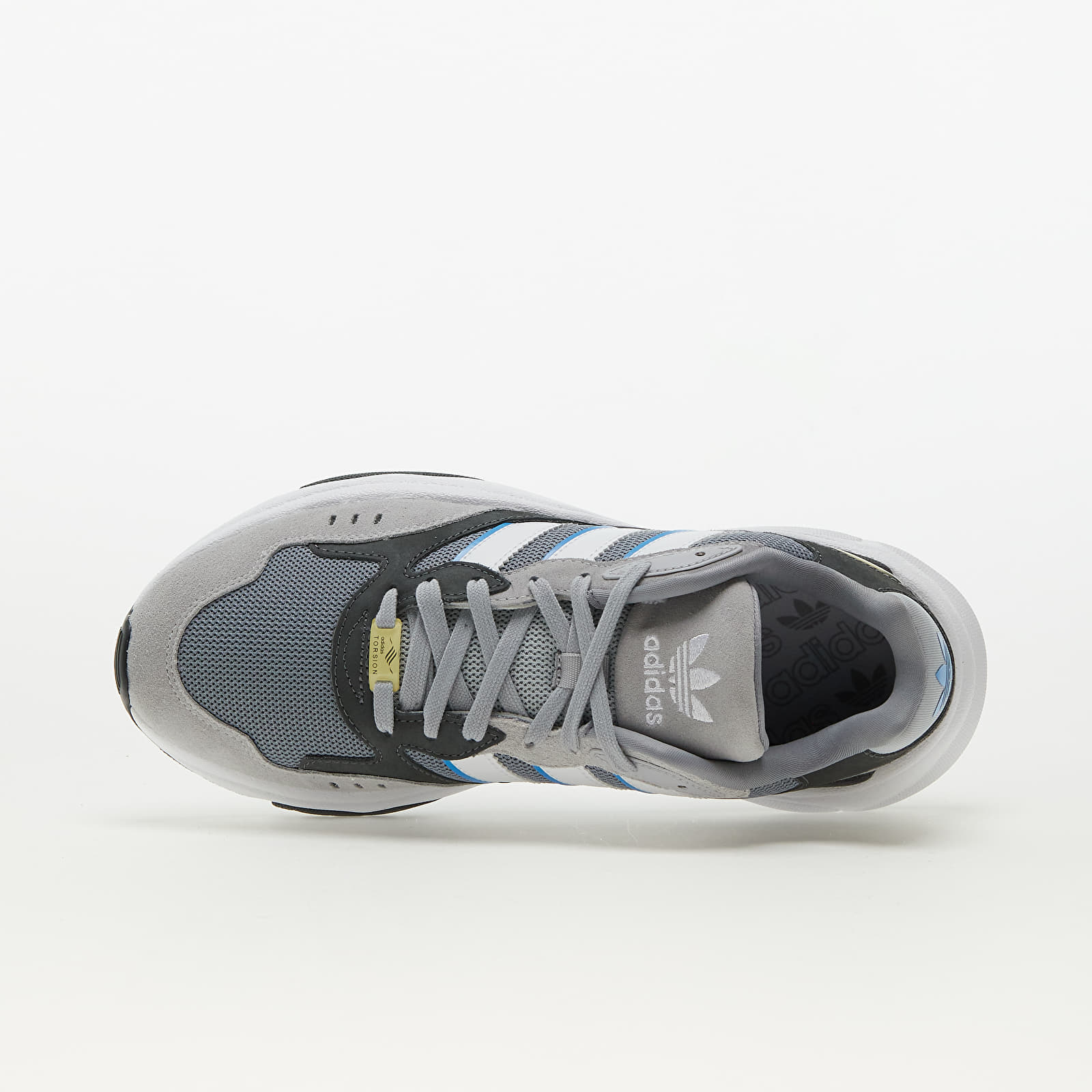 Férfi cipők adidas Retropy F90 Grey Five/ Core Black/ PULBLU