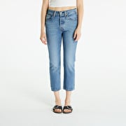 Levi's® 501® Crop Jeans Medium Indigo Worn In - Blue