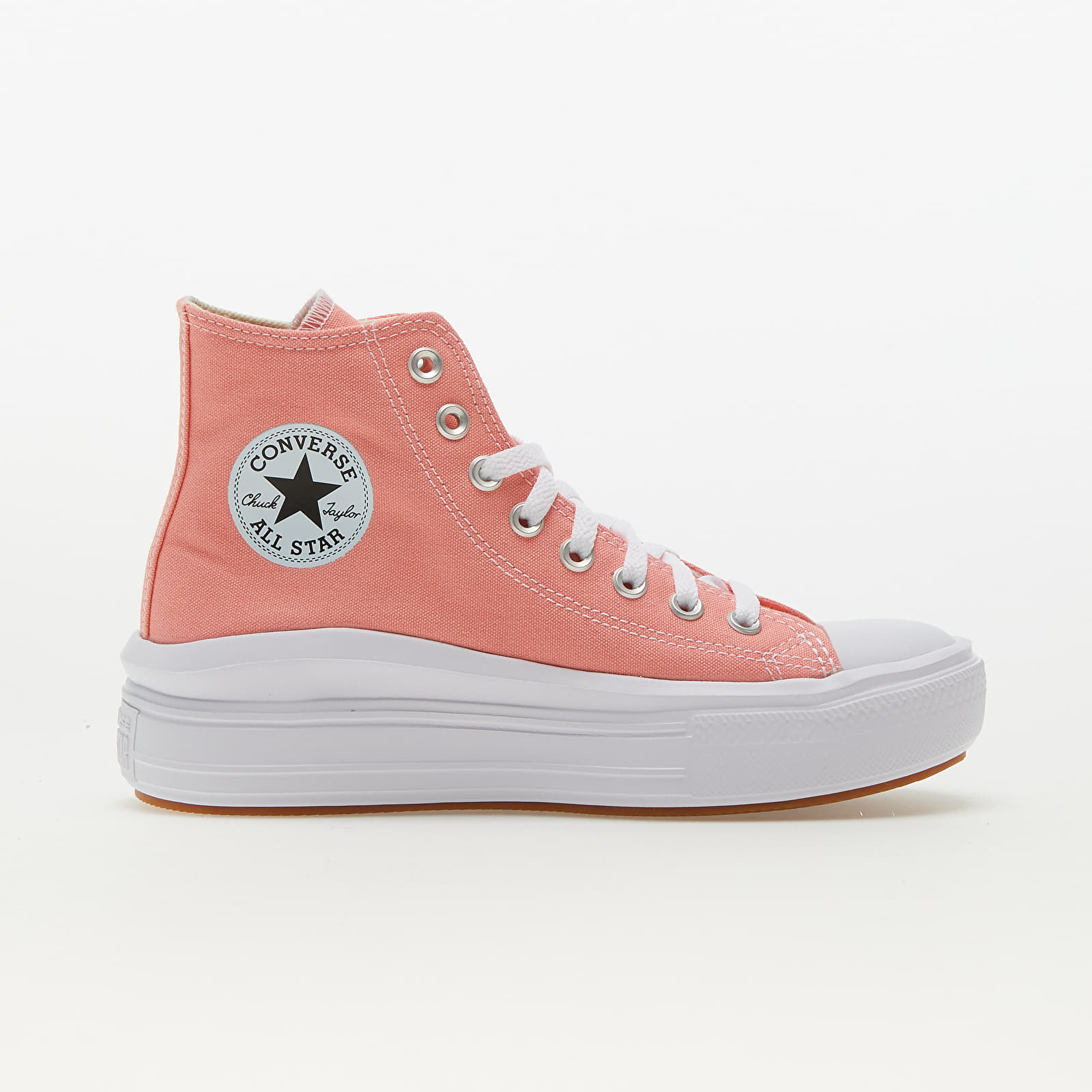 Women's shoes Converse Chuck Taylor All Star Move Platform Seasonal Color Lawn Flamingo/ White/ White